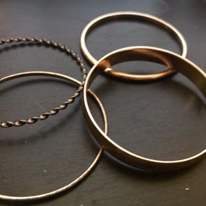 Set of 4 Bangle Bracelets